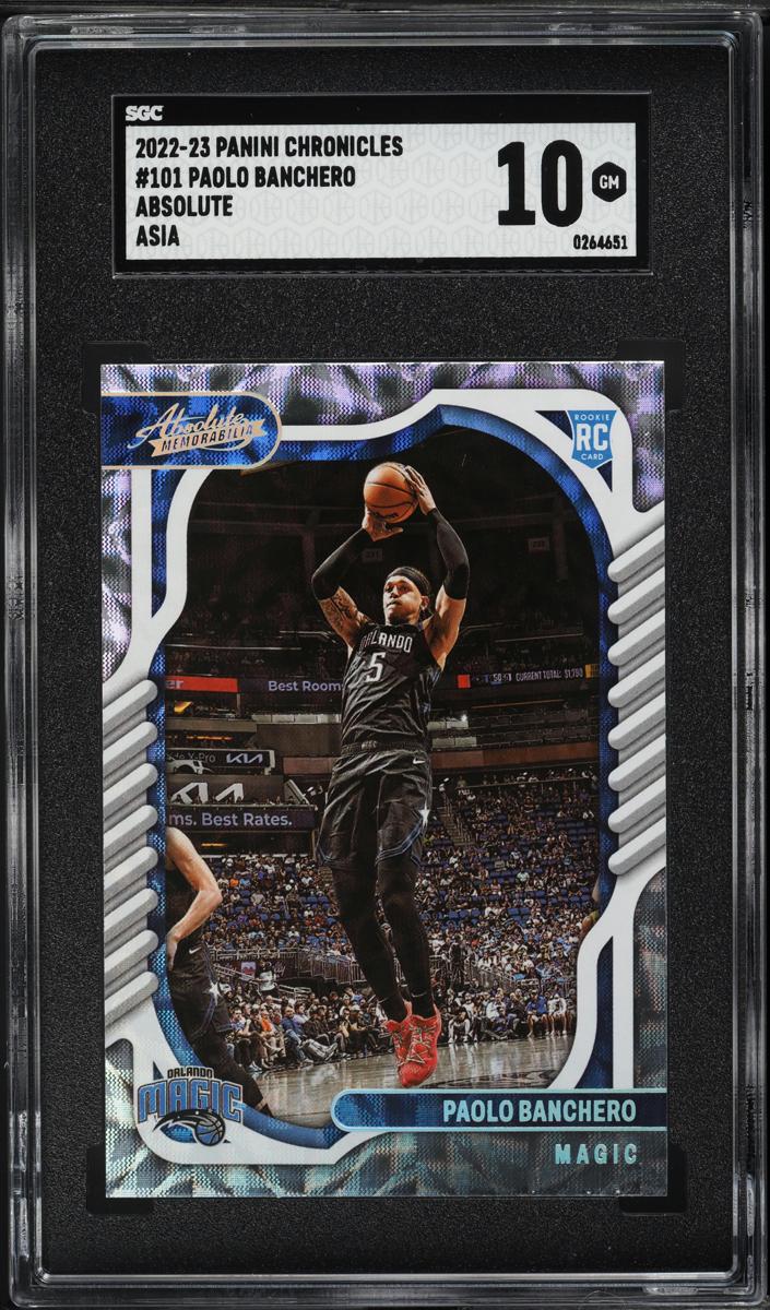 2022 Panini Chronicles Basketball Asia Paolo Banchero #101 PSA 10