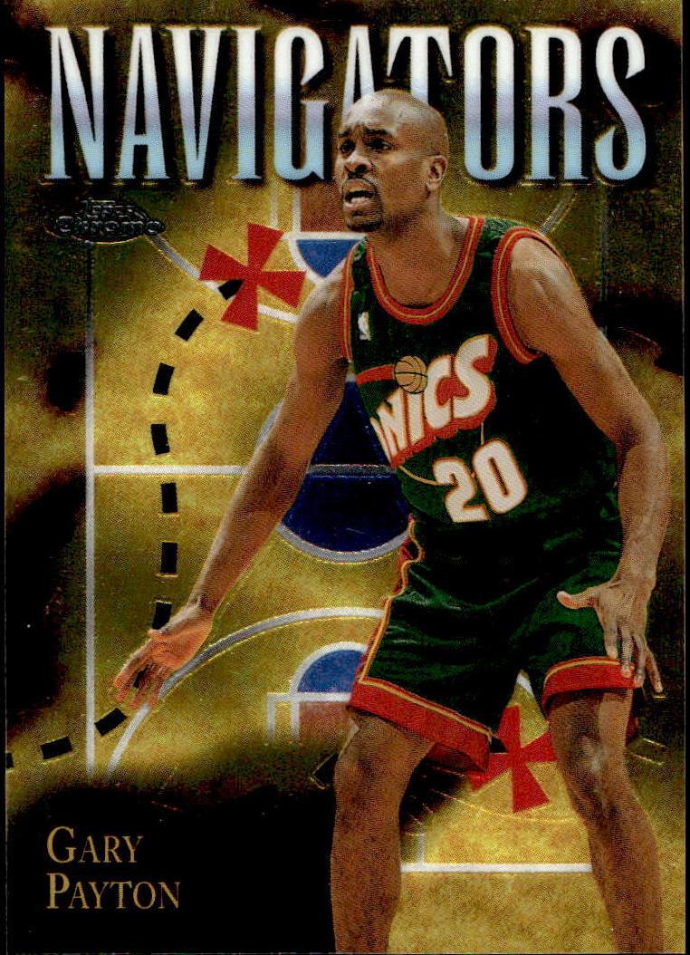 1998 Topps Chrome Basketball Gary Payton #SB2 PSA 10