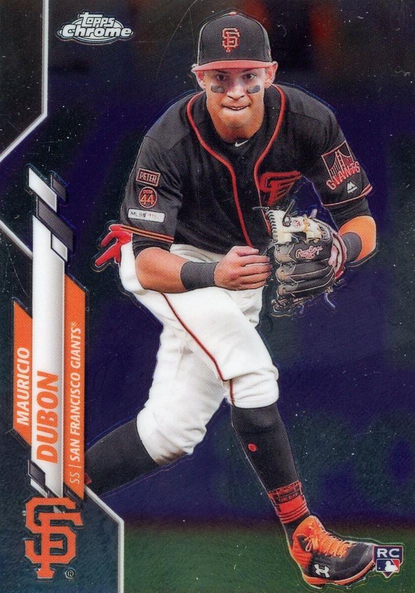 2020 Topps Chrome Baseball Mauricio Dubon #168 PSA 10