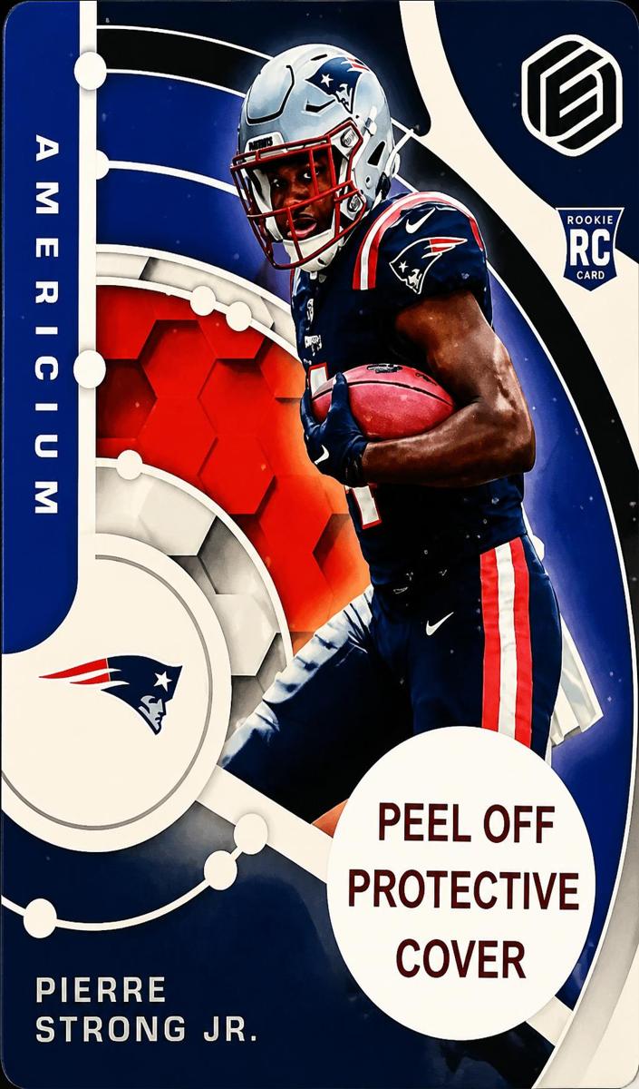2022 Panini Elements Football Americium Pierre Strong Jr. #117