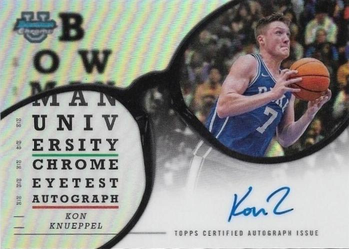2024 Bowman Chrome University Basketball Kon Knueppel #ETA-KK