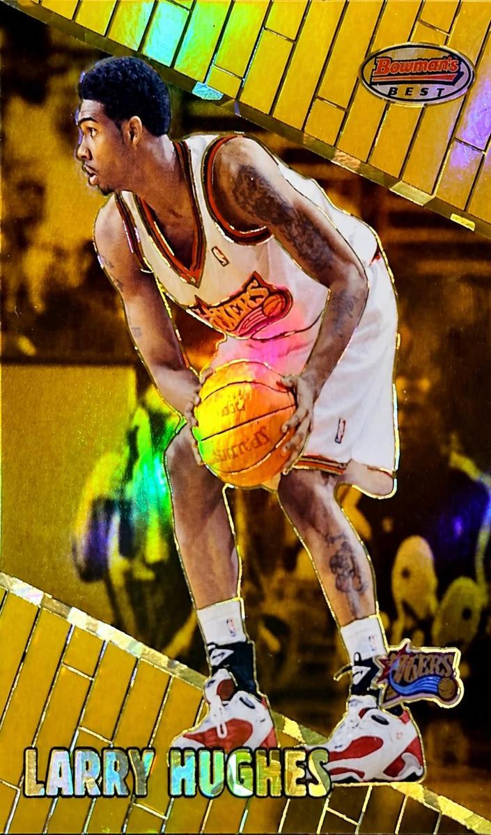 1999 Bowman's Best Basketball Atomic Refractor Larry Hughes #29