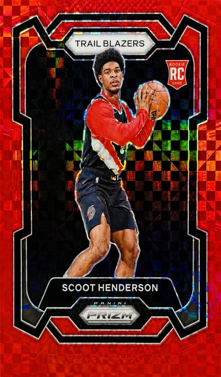 2023 Panini Prizm Basketball Red Power Scoot Henderson #141 PSA 10