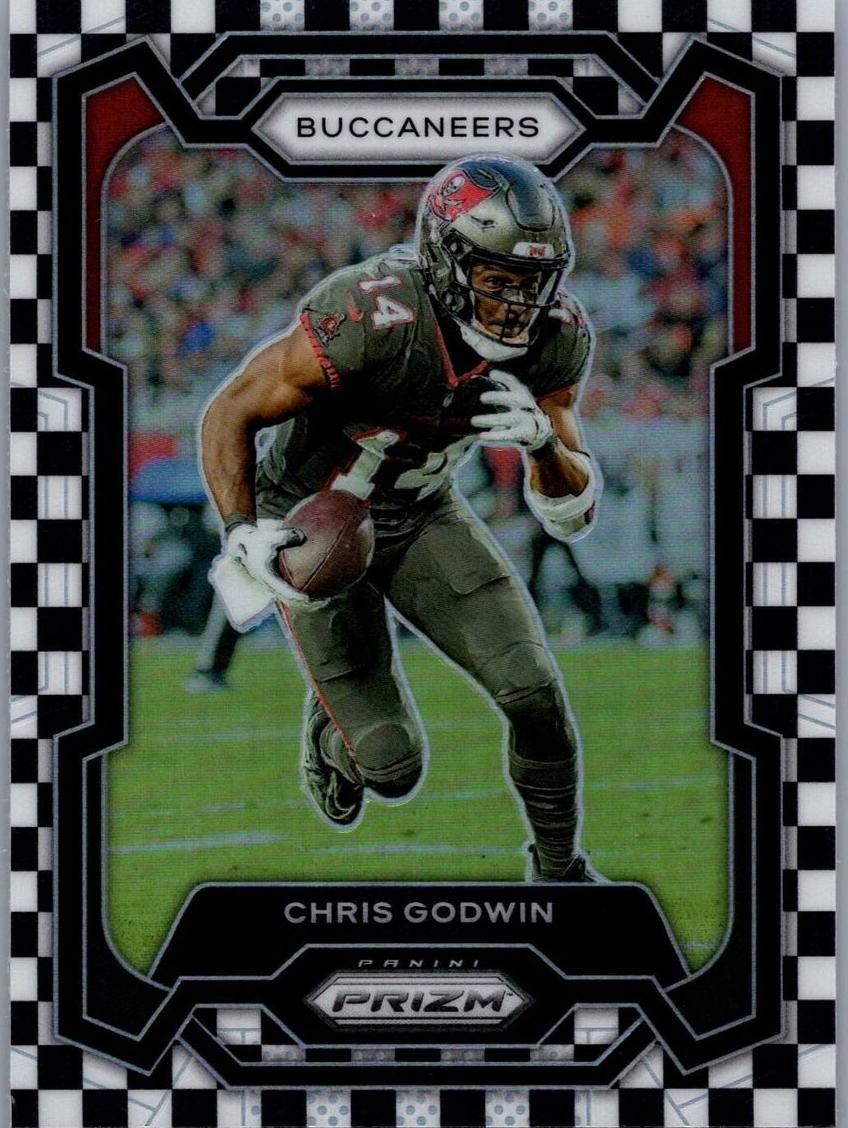 2023 Panini Prizm Football Black and White Checker Chris Godwin #277