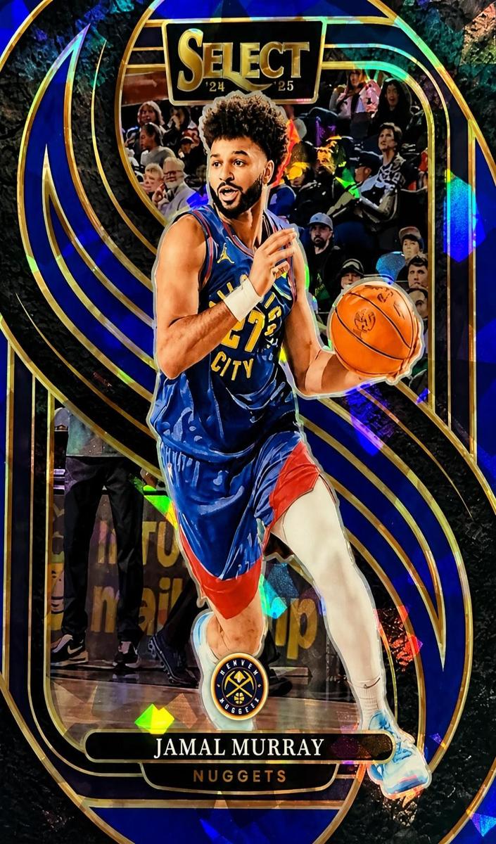 2024 Panini Select Basketball Blue Cracked Ice Jamal Murray #120