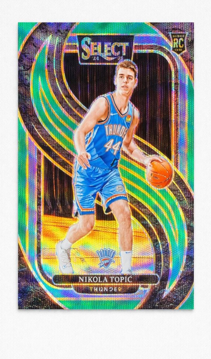 2024 Panini Select Basketball Green Wave Nikola Topic #171