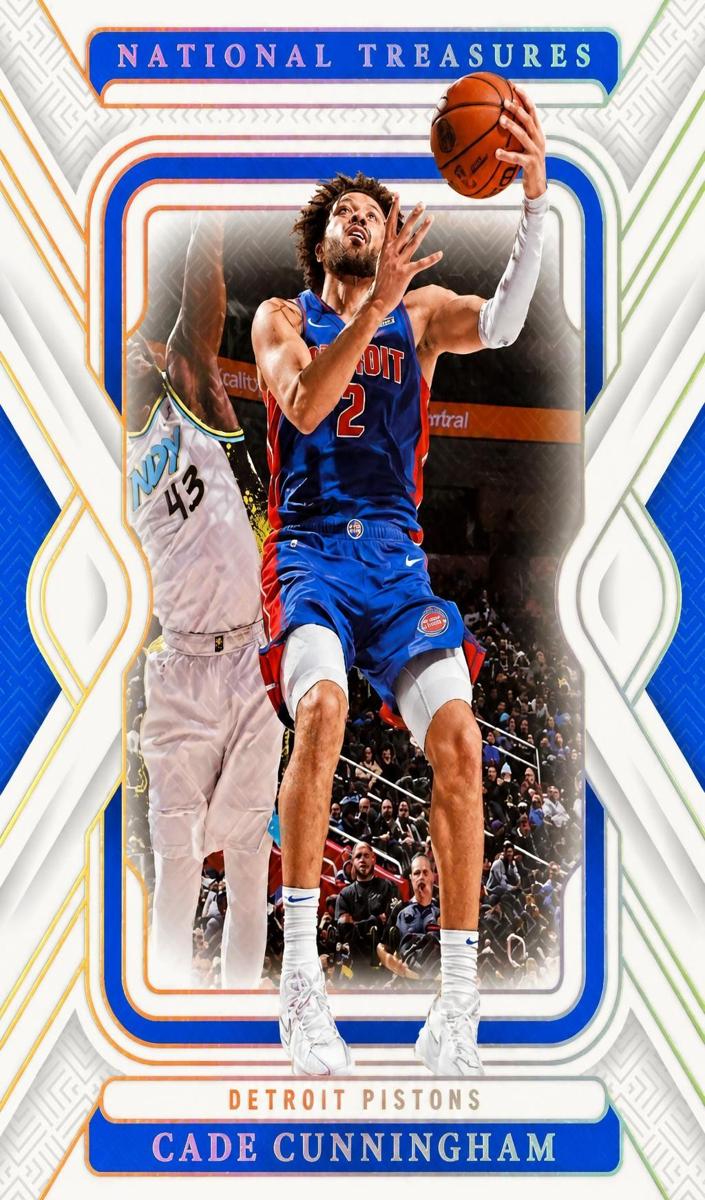 2024 Panini National Treasures Basketball Gold Cade Cunningham #16
