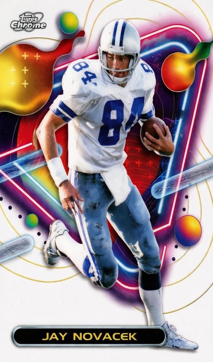 2023 Topps Composite Football White Hole Refractor Jay Novacek #255
