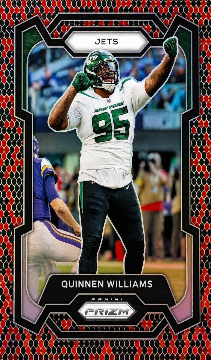 2023 Panini Prizm Football Snakeskin Quinnen Williams #234 PSA 10
