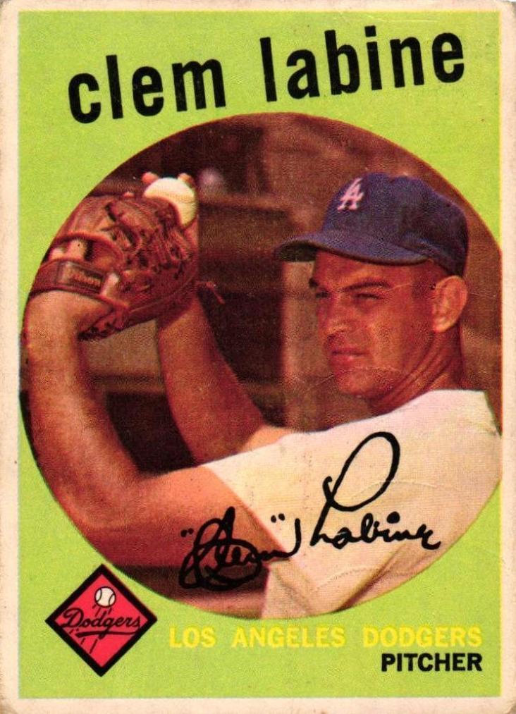 1959 Topps Baseball Clem Labine #403 PSA 7