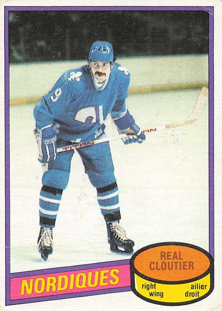 1980 O-Pee-Chee Hockey Real Cloutier #178 PSA 7.5