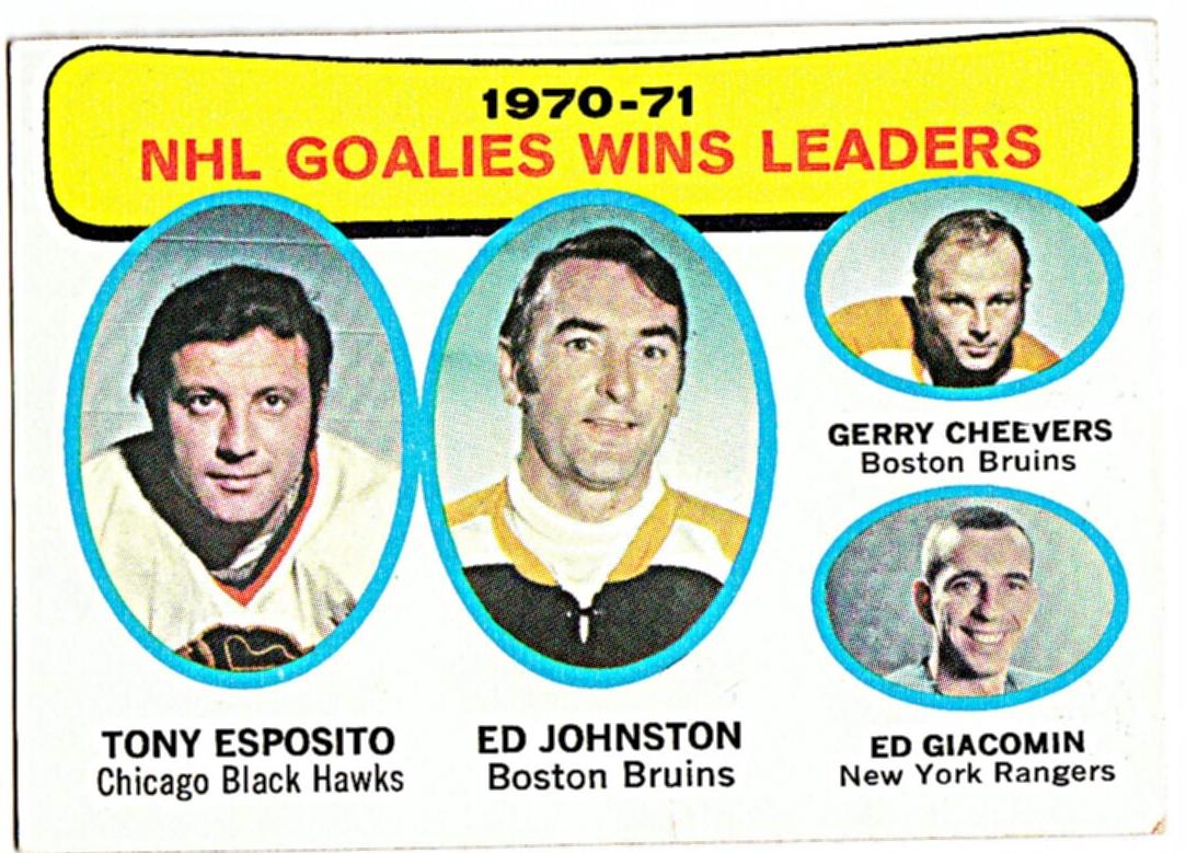 1971 Topps Hockey Tony Esposito #4 PSA 8.5