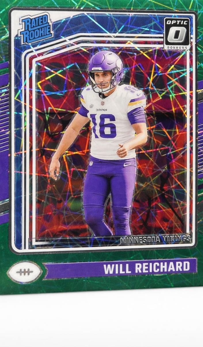 2024 Donruss Optic Football Green Velocity Will Reichard #297