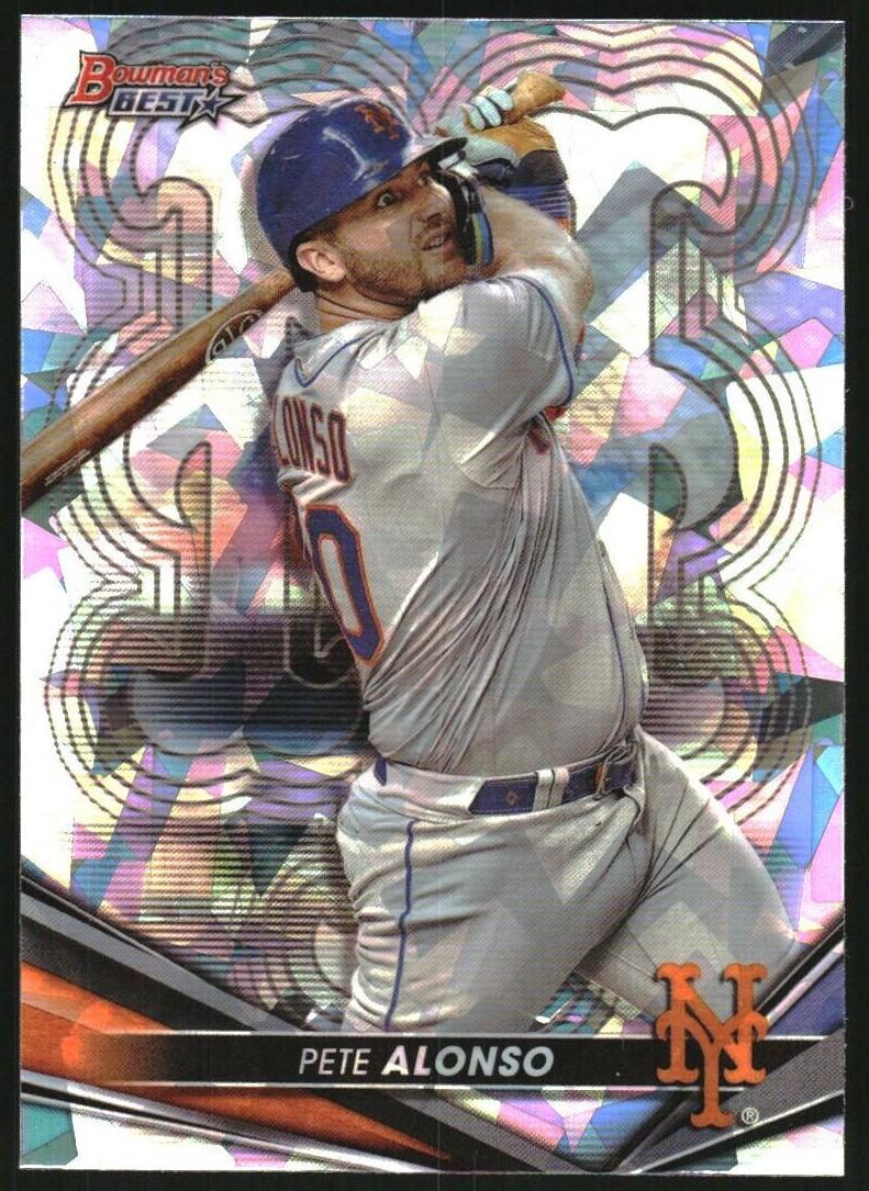 2022 Bowman's Best Baseball Atomic Refractor Pete Alonso #57