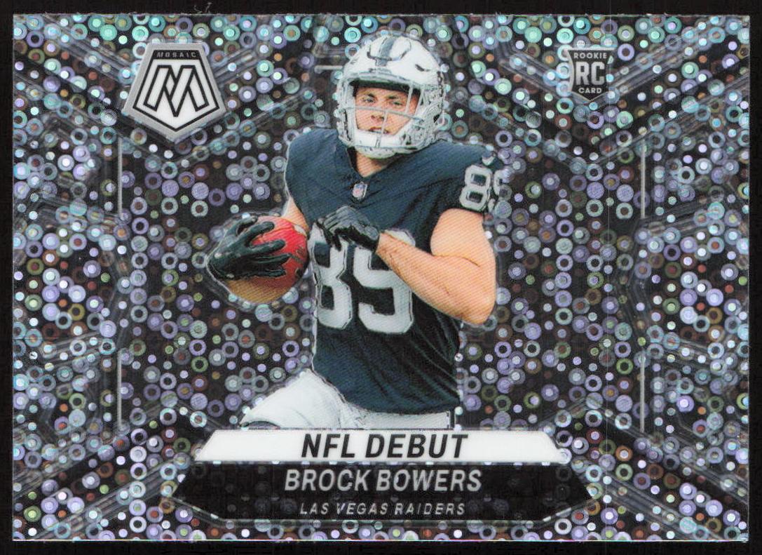 2024 Panini Mosaic Football No Huddle Silver Brock Bowers #286 SGC 8.5