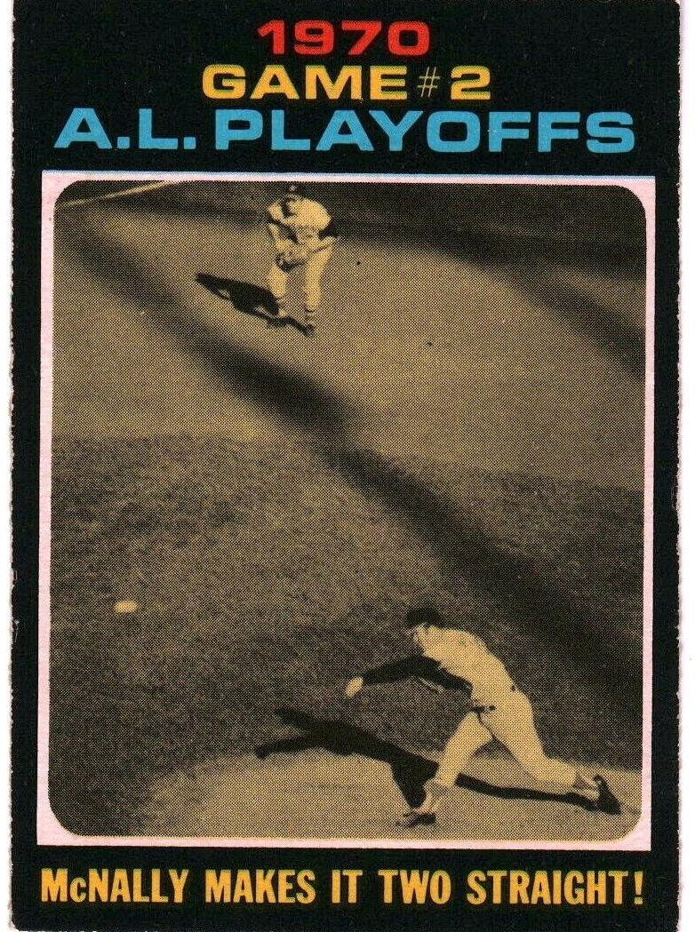 1971 O-Pee-Chee Baseball A.L. Playoff Game 2 #196