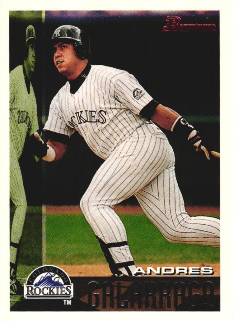 1995 Bowman Baseball Andres Galarraga #355