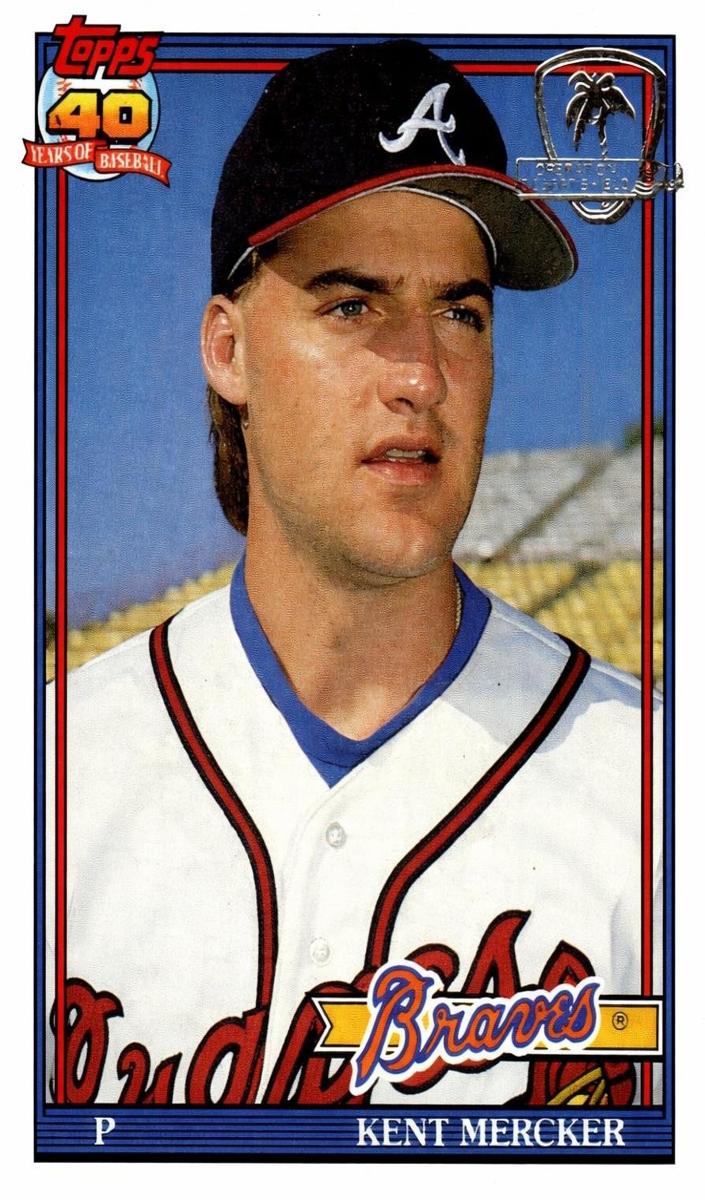 1991 Topps Baseball Kent Mercker #772 PSA 9