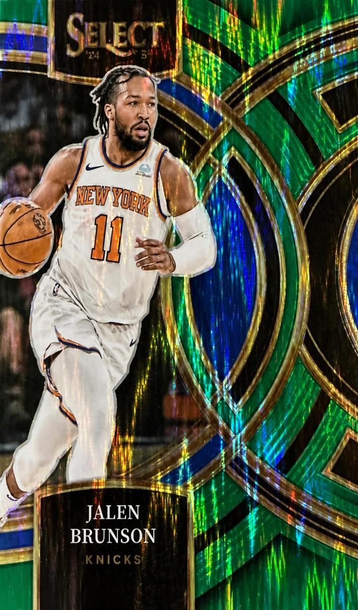 2023 Panini Select Basketball Green Shock Jalen Brunson #194