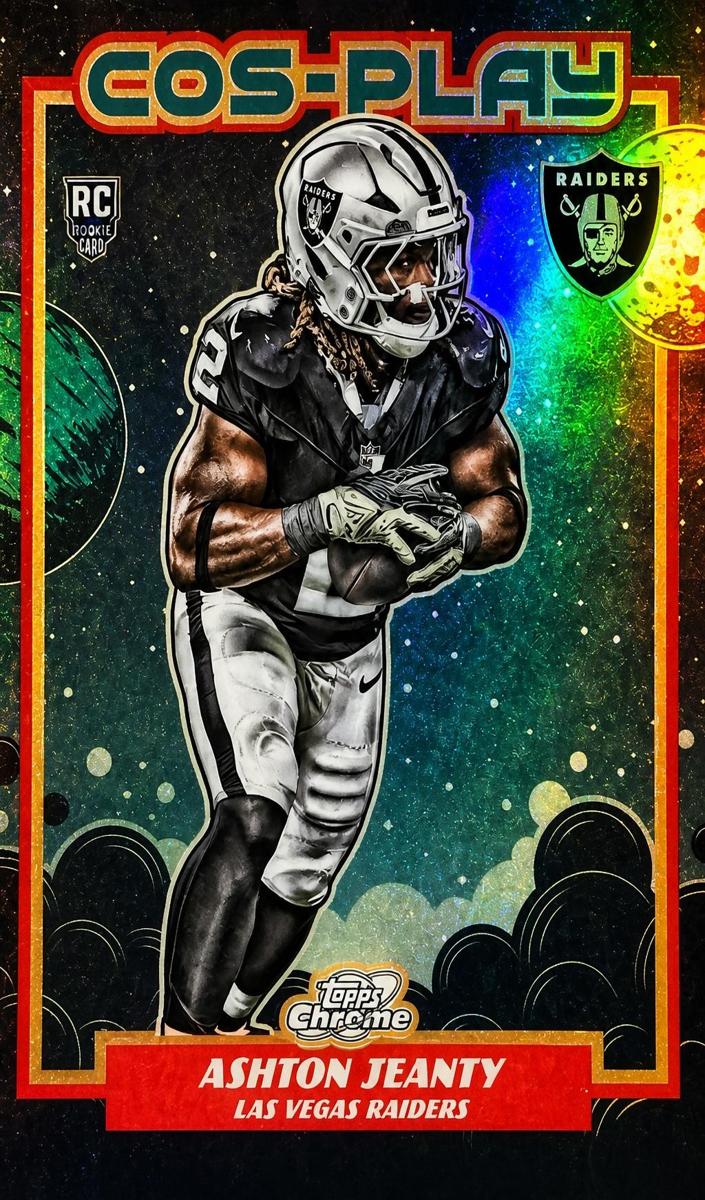 2025 Topps Cosmic Chrome Football Ashton Jeanty #CP-4