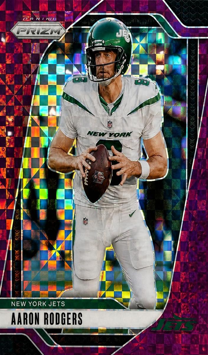 2024 Panini Prizm Football Purple Power Aaron Rodgers #222