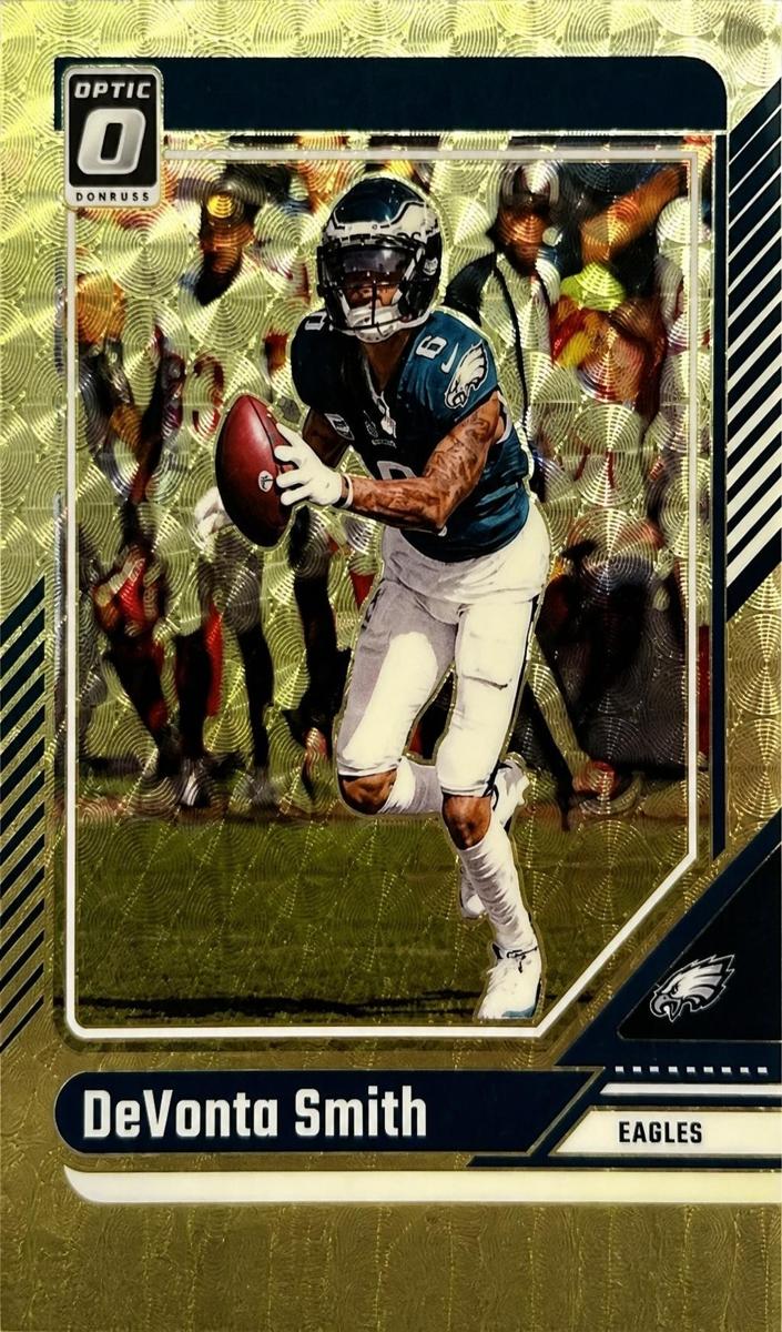 2024 Donruss Optic Football Gold Vinyl DeVonta Smith #161