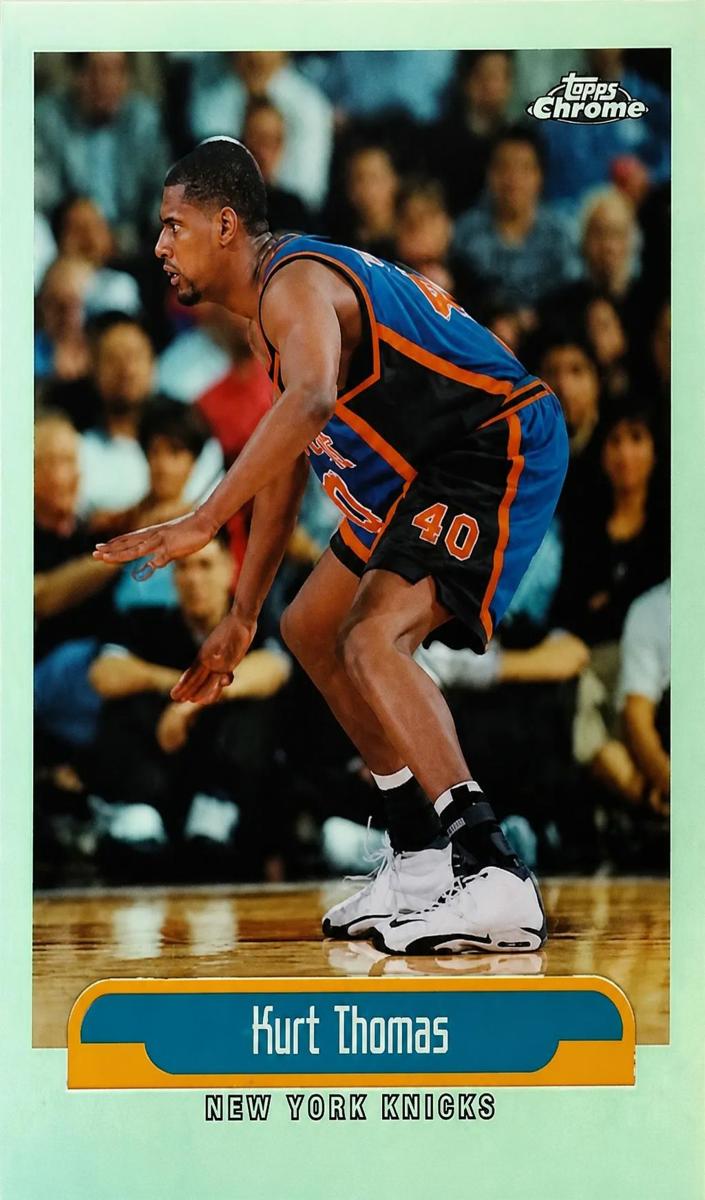 1999 Topps Chrome Basketball Refractor Kurt Thomas #196