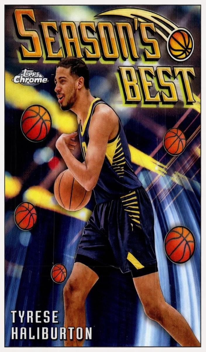 2023 Topps Chrome Basketball Tyrese Haliburton #SB-8