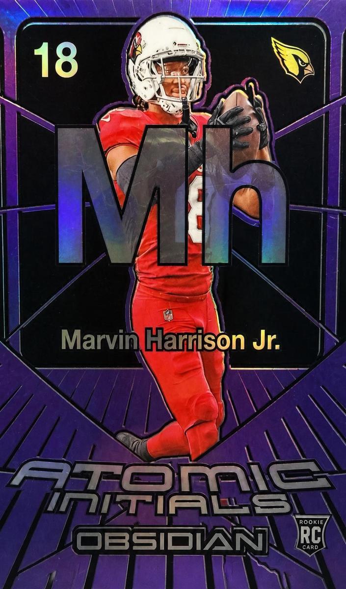 2024 Panini Obsidian Football Purple Marvin Harrison Jr. #17