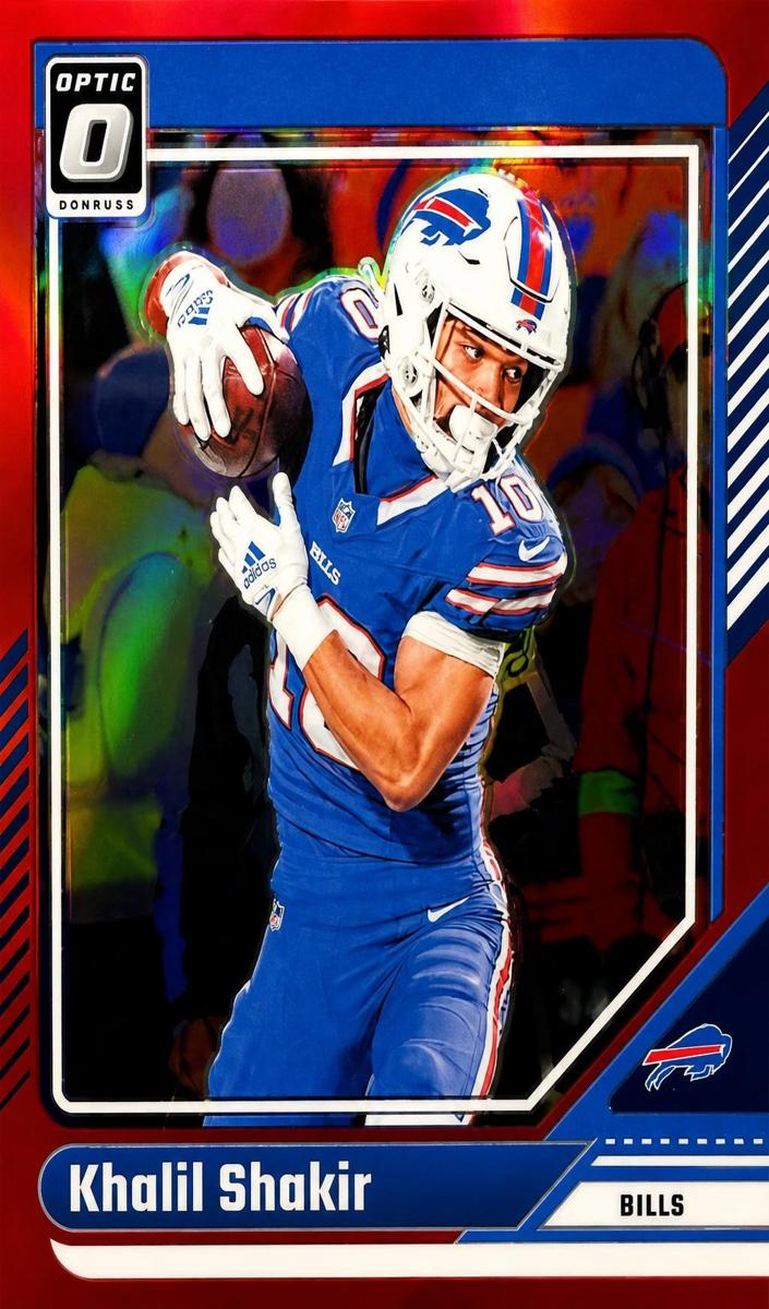 2024 Donruss Optic Football Red Khalil Shakir #23