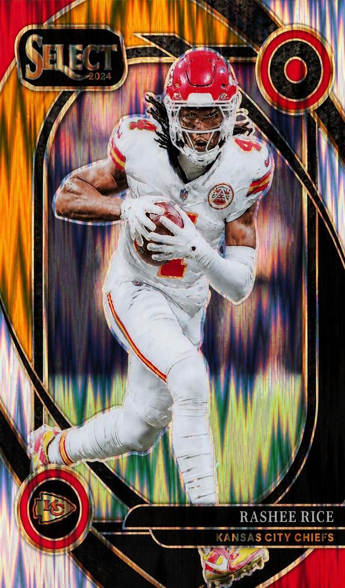 2024 Panini Select Football Black and Gold Shock Rashee Rice #288