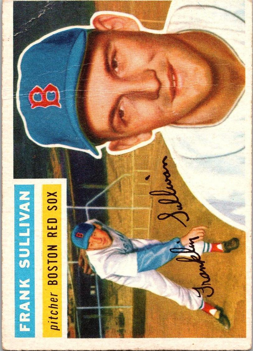 1956 Topps Baseball Frank Sullivan #71