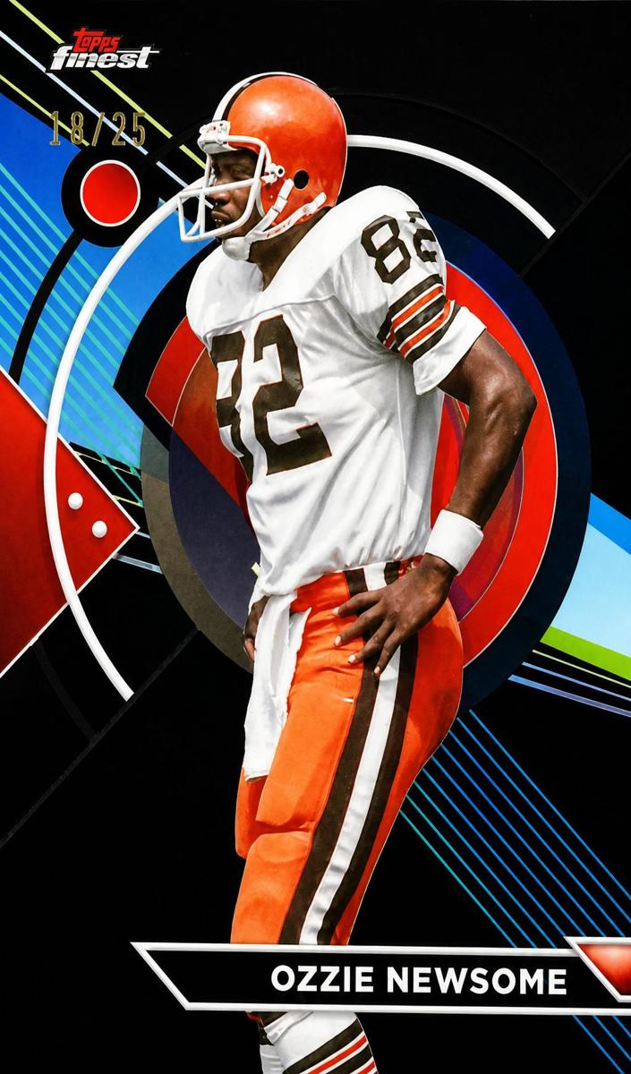 2023 Topps Composite Football Black Refractor Ozzie Newsome #169