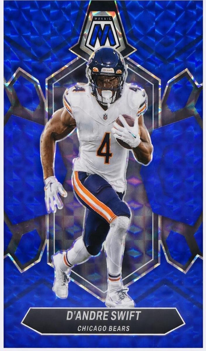 2024 Panini Mosaic Football Blue D'Andre Swift #37