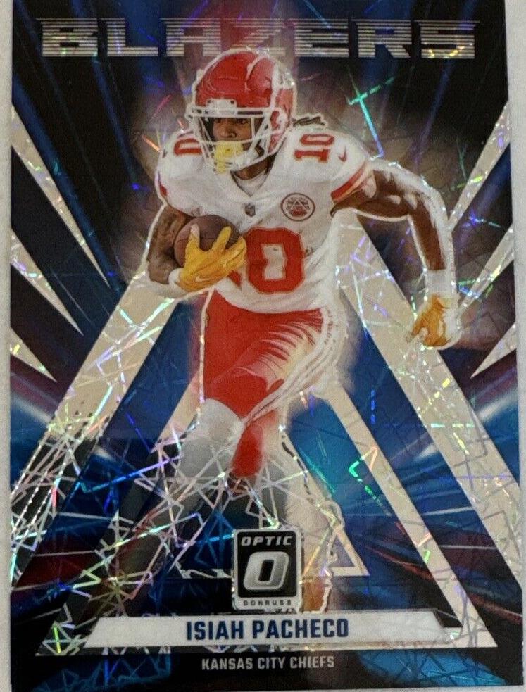 2023 Donruss Optic Football Isiah Pacheco #9 PSA 9