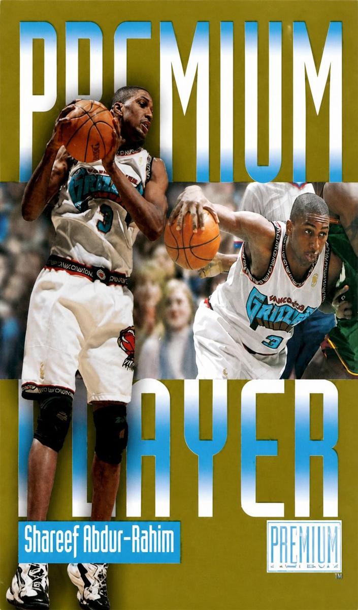 1997 Skybox Premium Basketball Shareef Abdur-Rahim #9