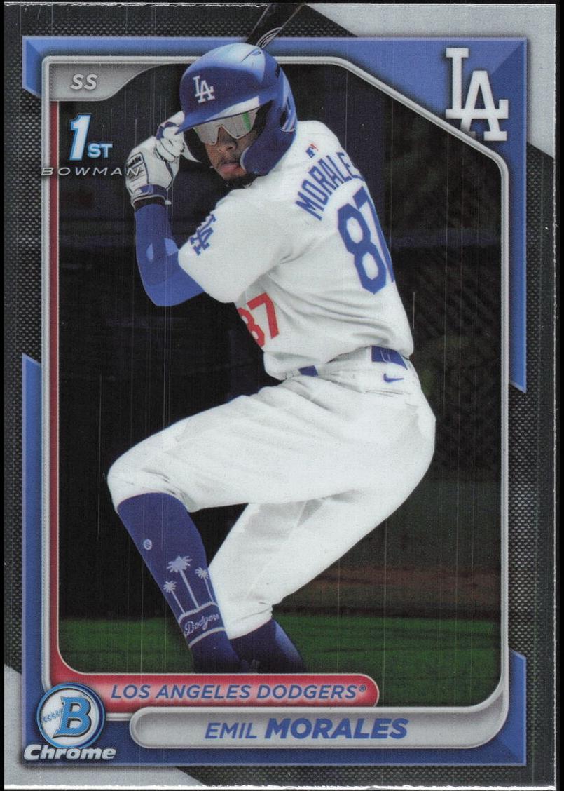 2024 Bowman Chrome Prospects Baseball Emil Morales #BCP-221 SGC 10