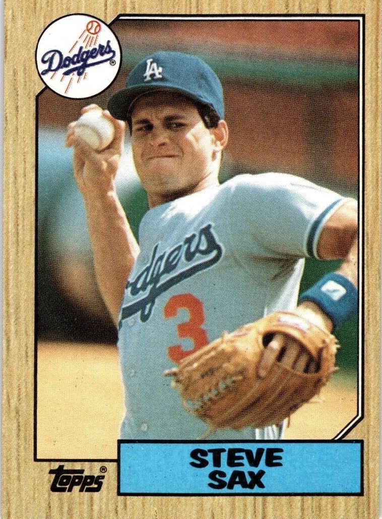 1987 Topps Baseball Steve Sax #769 PSA 10