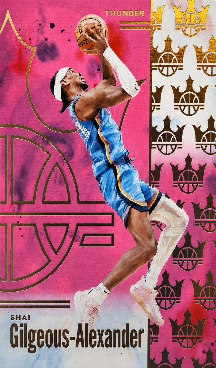 2024 Panini Court Kings Basketball Pink Shai Gilgeous-Alexander #34