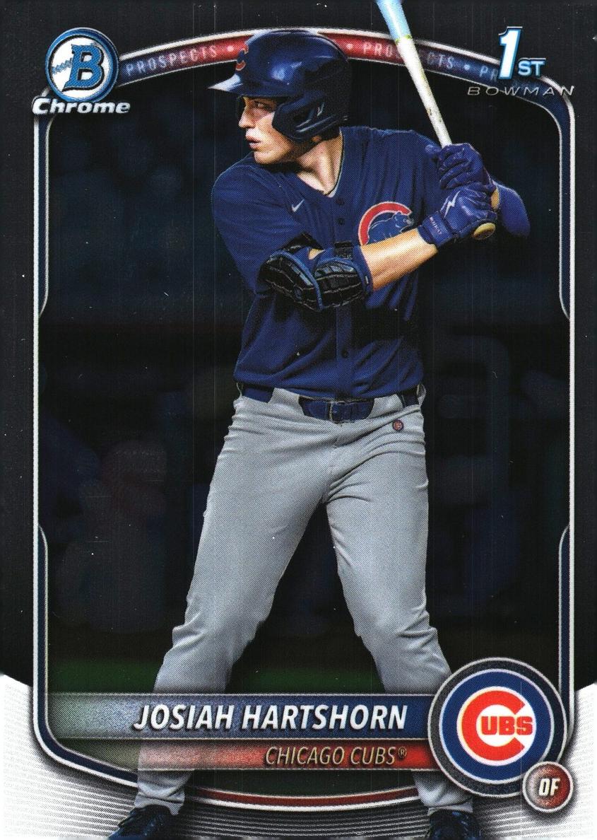 2025 Bowman Draft Chrome Baseball Josiah Hartshorn #BDC-21 RAW Ungraded
