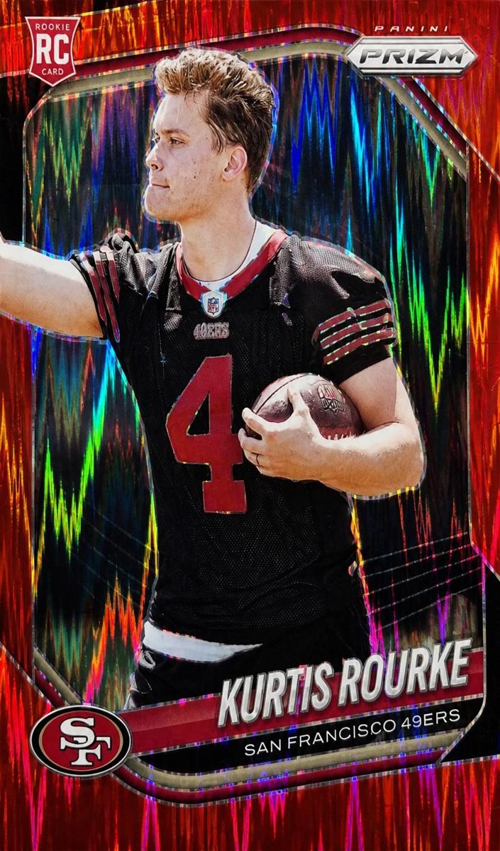 2025 Panini Prizm Football Red Flash Kurtis Rourke #397