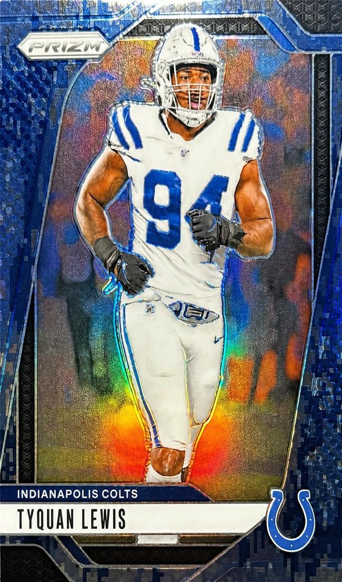 2024 Panini Prizm Football Navy Camo Tyquan Lewis #125