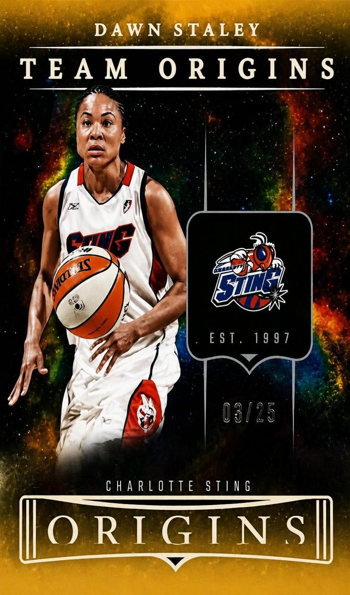2024 Panini Origins WNBA Basketball Gold Dawn Staley #7