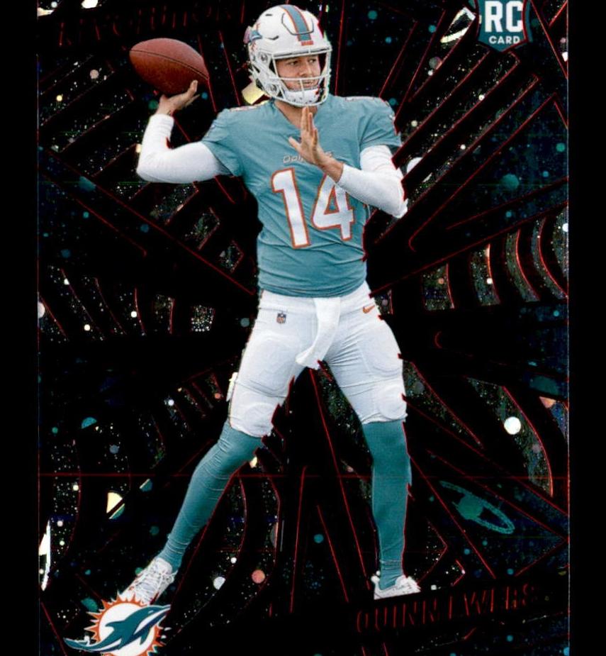 2025 Panini Revolution Football Blue Cosmo Quinn Ewers #235