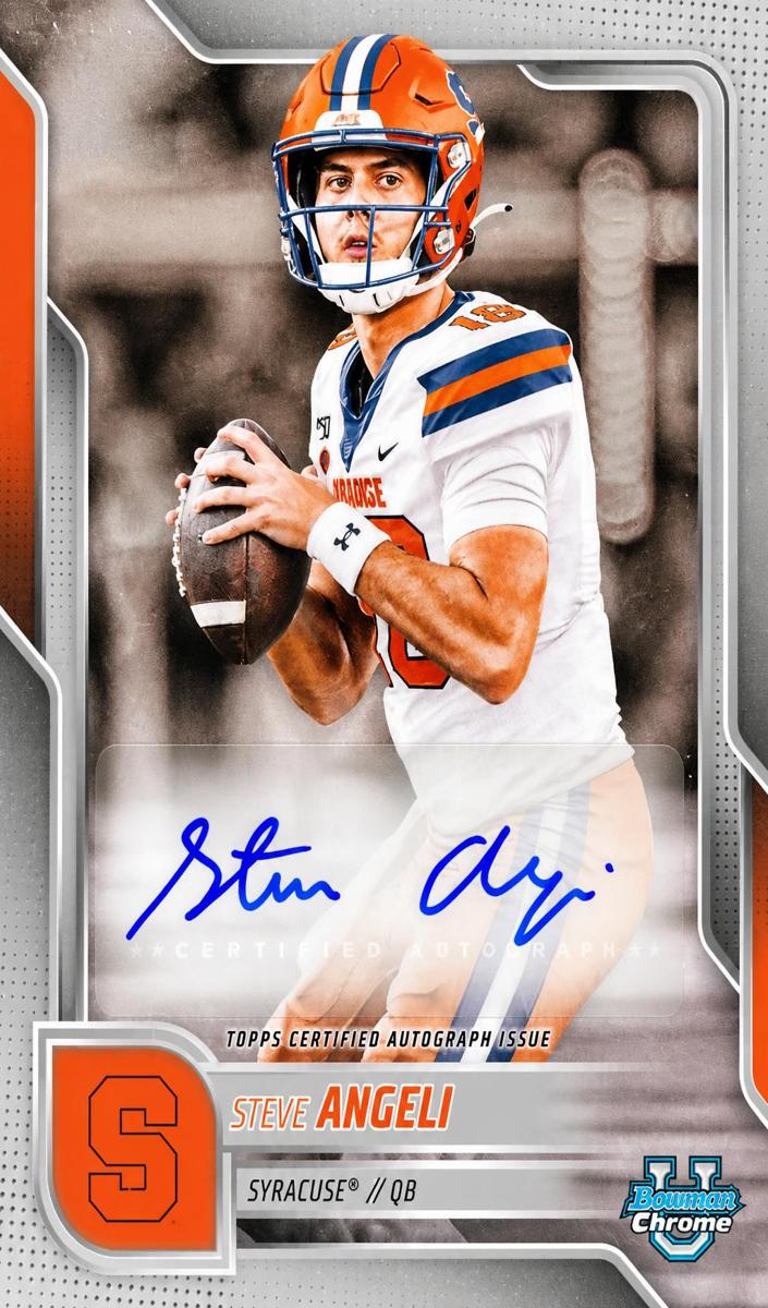 2025 Bowman Chrome University Football Steve Angeli #BCA-ANG