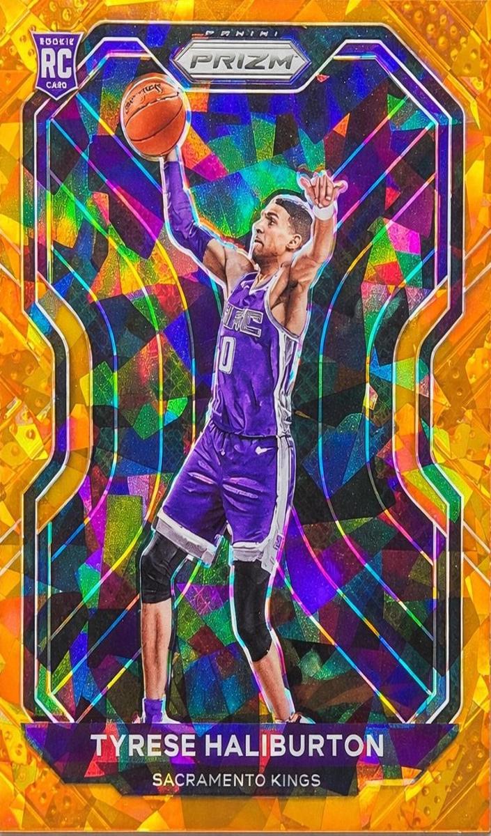 2020 Panini Prizm Basketball Orange Ice Tyrese Haliburton #262 PSA 9