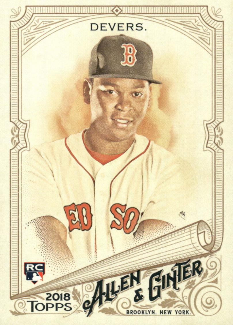 2018 Topps Allen & Ginter Baseball Rafael Devers #216 PSA 9
