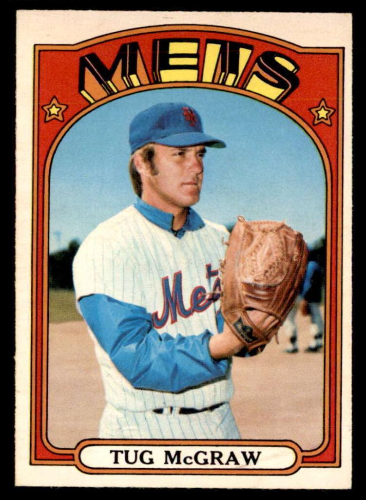 1972 O-Pee-Chee Baseball Tug McGraw #163 PSA 7
