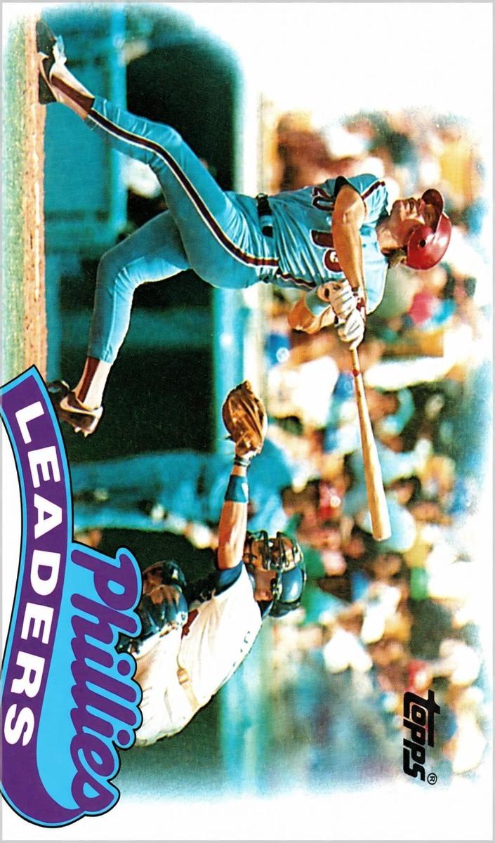 1989 Topps Baseball Phillies Leaders #489 PSA 10