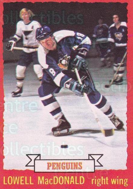 1973 O-Pee-Chee Hockey Lowell MacDonald #128 PSA 8